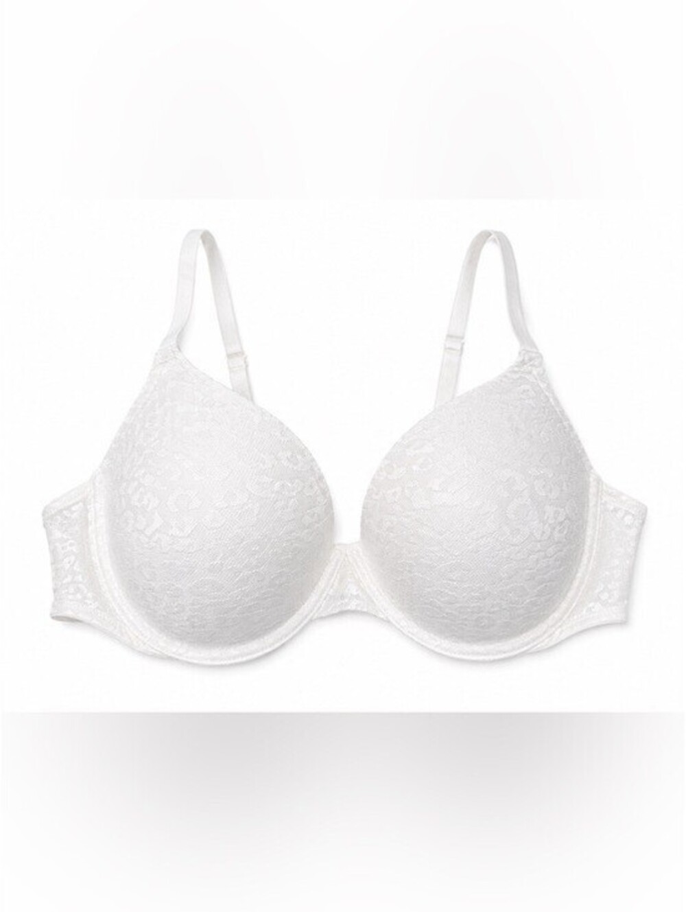 Victoria's Secret PINK Wear Everywhere Push-Up Bra 36D White Lace